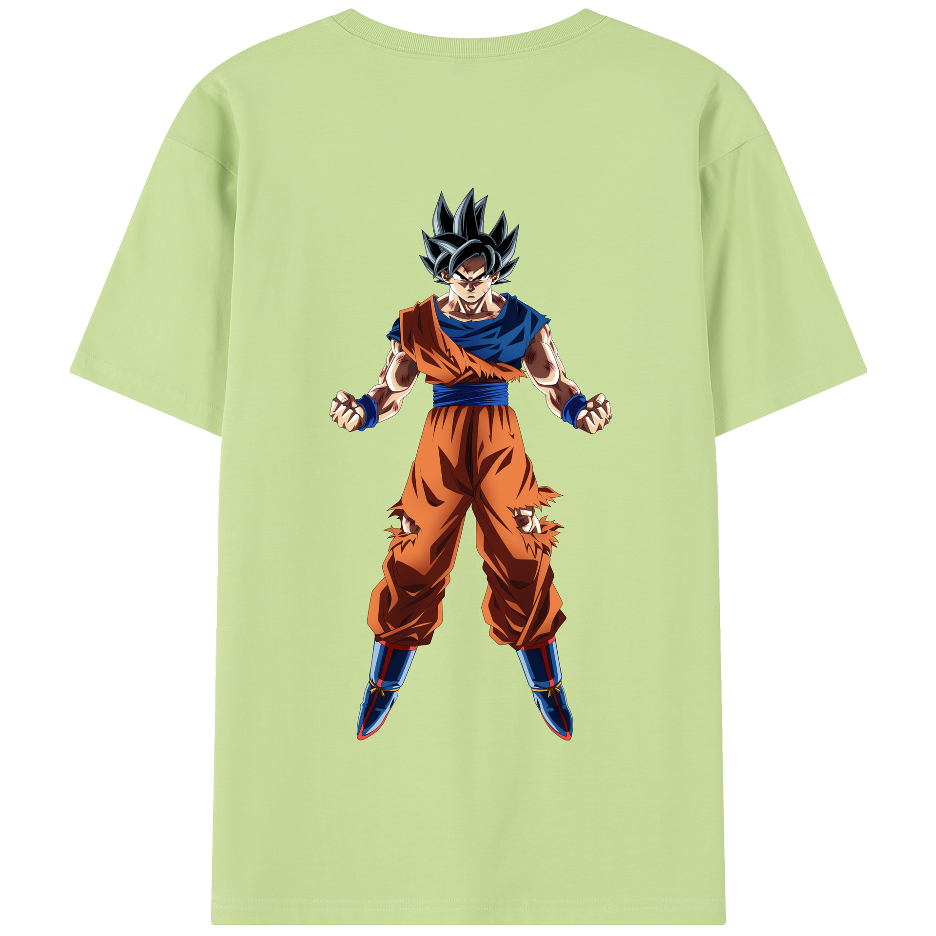（画像用） ドラゴンボール 孫悟空（そん ごくう）Son Goku カカロット DRAGON BALL Kakarotto 綿100％半袖Tシャツ（背面プリント）